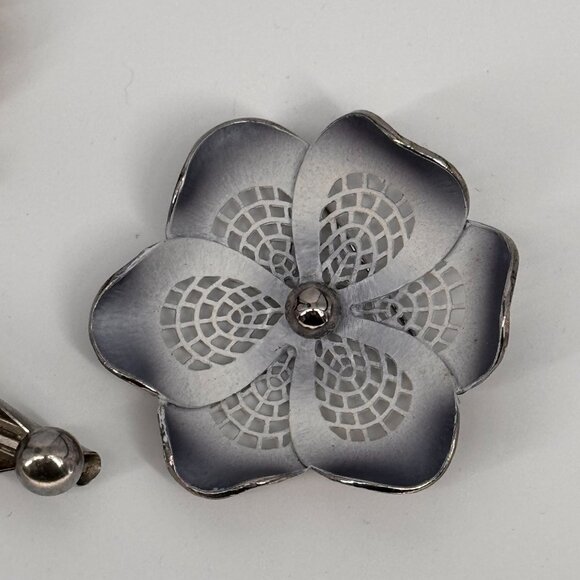 Vintage Brooch Pin Womens Floral Leaf Set of 3 Retro‎ - Picture 5 of 7